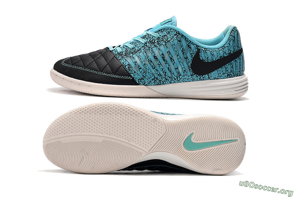 Nike Lunar Gato 2 IC Football Shoes - Black/Jade/White 1