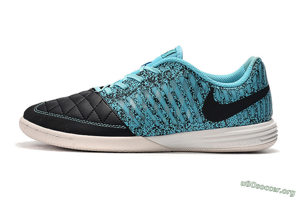 Nike Lunar Gato 2 IC Football Shoes - Black/Jade/White 2