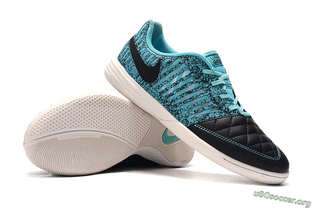 Nike Lunar Gato 2 IC Football Shoes - Black/Jade/White 0