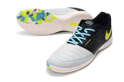Nike Lunar Gato 2 IC Football Shoes - Black/Blue/Yellow