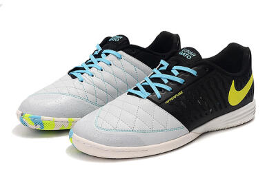 Nike Lunar Gato 2 IC Football Shoes - Black/Blue/Yellow
