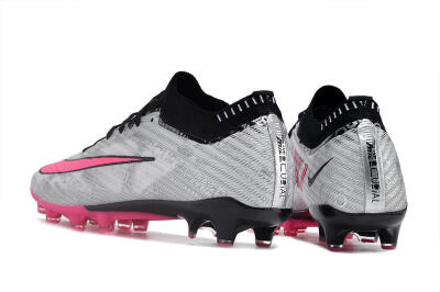 Nike Air Zoom Mercurial Superfly 9 Elite FG Football Boots - Silver/Pink/Black