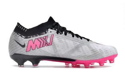 Nike Air Zoom Mercurial Superfly 9 Elite FG Football Boots - Silver/Pink/Black
