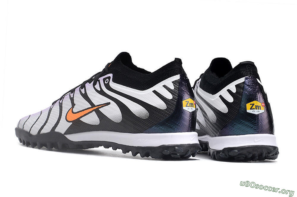 Nike Air Zoom Mercurial Vapor 14 Elite TF Football Shoes - Purple/Black/Orange 4