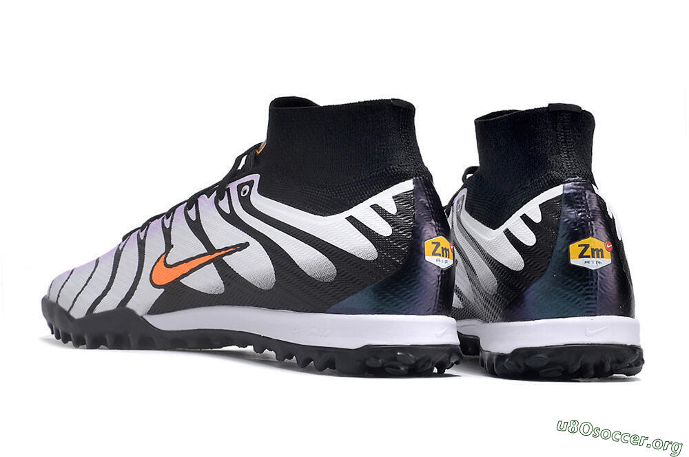 Nike Air Zoom Mercurial Superfly 9 Elite TF Football Shoes - Purple/Black/Orange 4