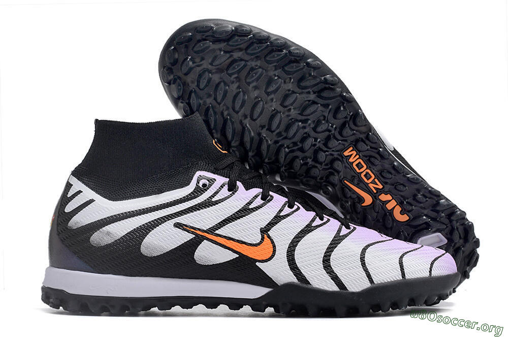 Nike Air Zoom Mercurial Superfly 9 Elite TF Football Shoes - Purple/Black/Orange 2