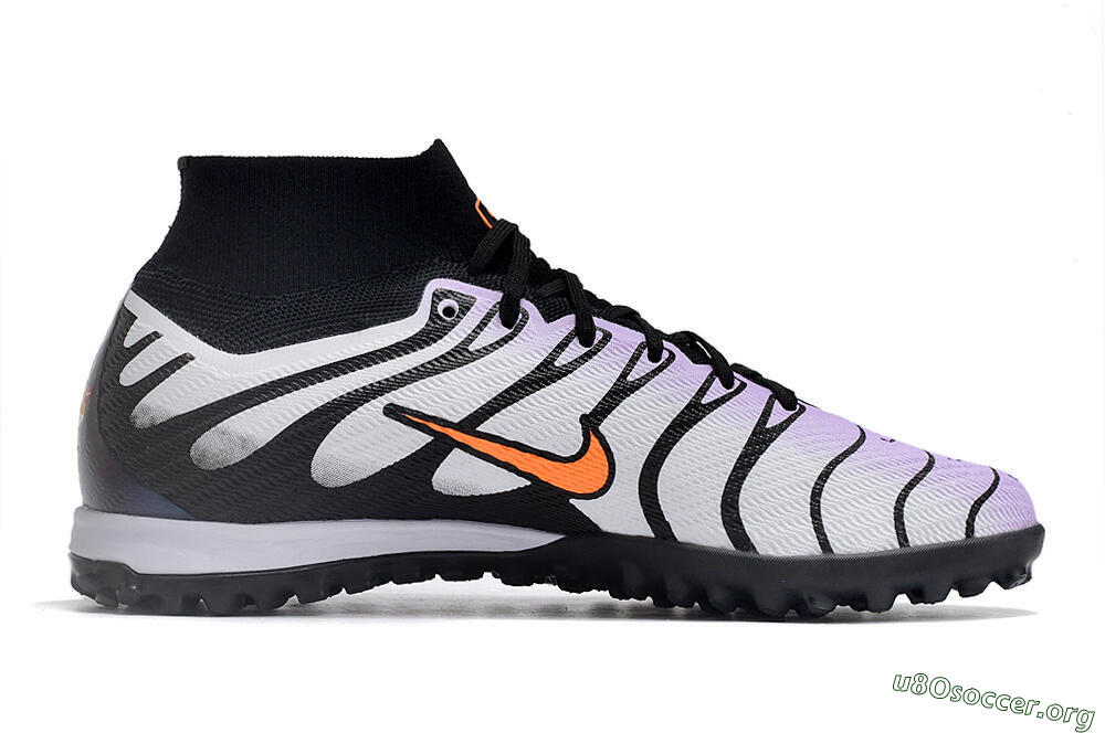 Nike Air Zoom Mercurial Superfly 9 Elite TF Football Shoes - Purple/Black/Orange 5