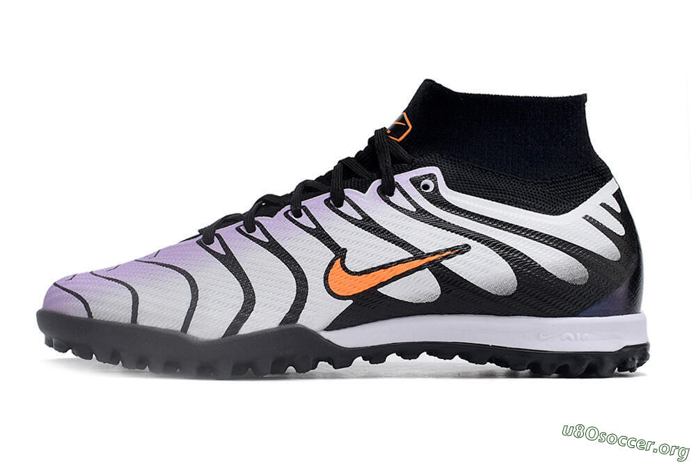 Nike Air Zoom Mercurial Superfly 9 Elite TF Football Shoes - Purple/Black/Orange 3