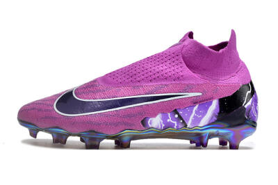 Nike Phantom GX DF Elite FG Football Boots - Purple/Black/White/Gold