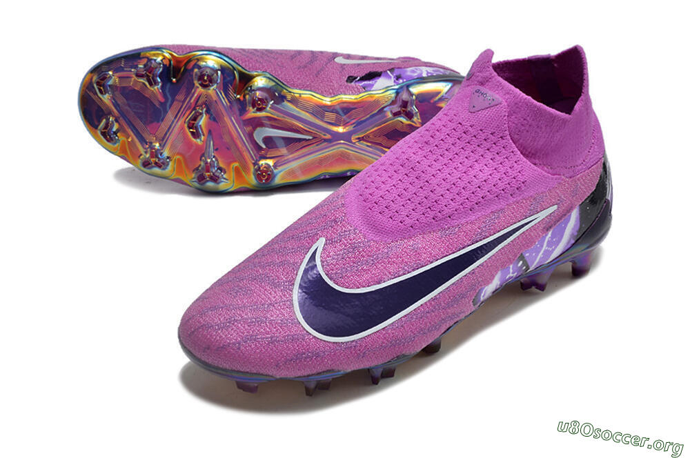 Nike Phantom GX DF Elite FG Football Boots - Purple/Black/White/Gold 0