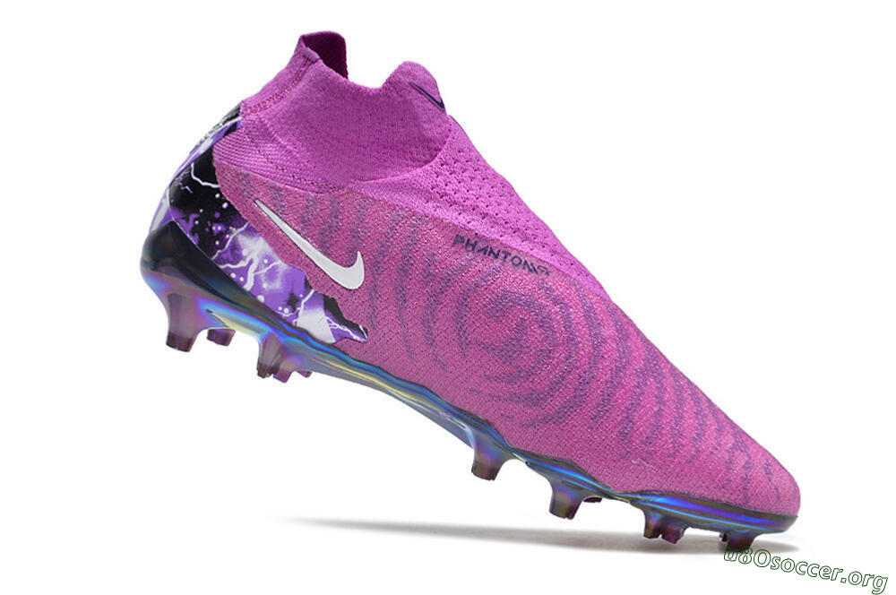 Nike Phantom GX DF Elite FG Football Boots - Purple/Black/White/Gold 4