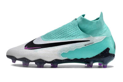 Nike Phantom GX Elite DF FG Football Boots - White/Purple/Jade