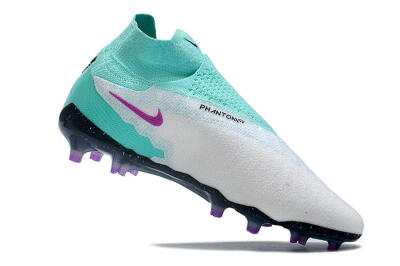 Nike Phantom GX Elite DF FG Football Boots - White/Purple/Jade