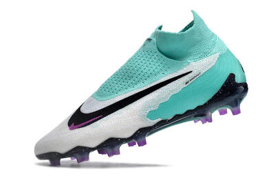 Nike Phantom GX Elite DF FG Football Boots - White/Purple/Jade