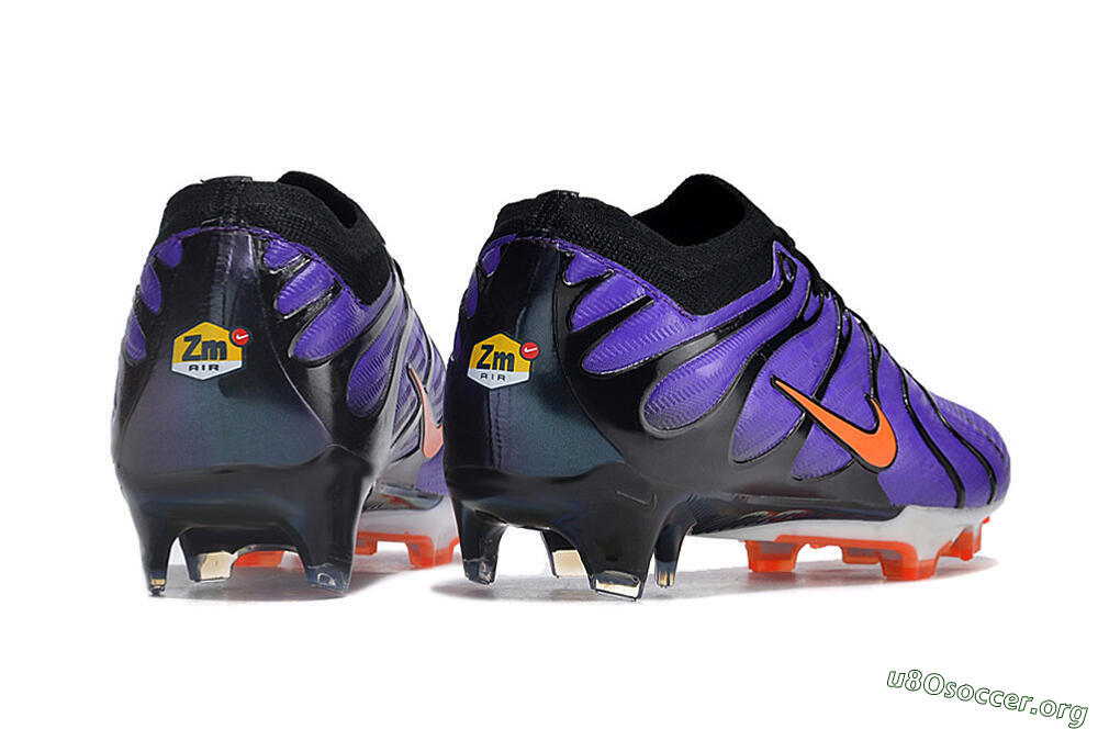 Nike Air Zoom Mercurial Vapor 15 Elite FG Football Boots - Purple/Black/Orange/Gold 6