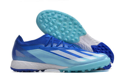 Adidas X Crazyfast.1 TF Football Shoes - Blue/Silver/White