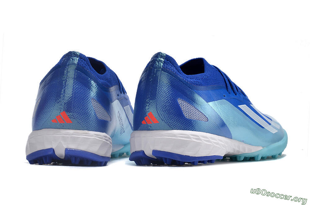 Adidas X Crazyfast.1 TF Football Shoes - Blue/Silver/White 6