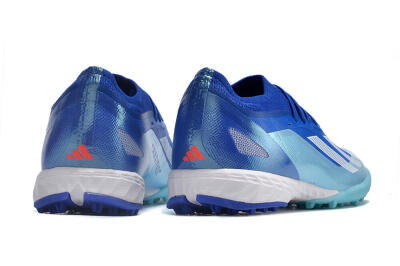 Adidas X Crazyfast.1 TF Football Shoes - Blue/Silver/White