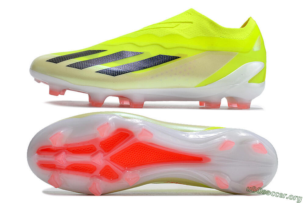 Adidas X Crazyfast+ FG Football Boots - Yellow/Black/Pink 1