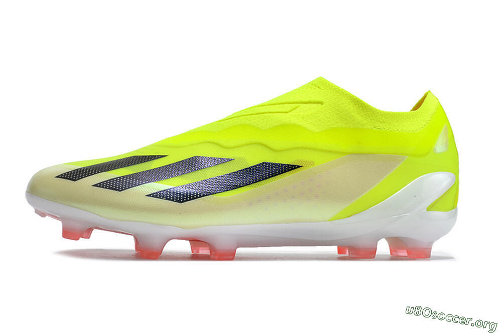 Adidas X Crazyfast+ FG Football Boots - Yellow/Black/Pink 3