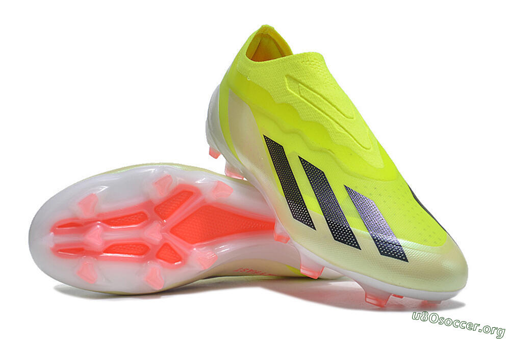 Adidas X Crazyfast+ FG Football Boots - Yellow/Black/Pink 0