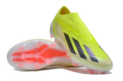 Adidas X Crazyfast+ FG Football Boots - Yellow/Black/Pink