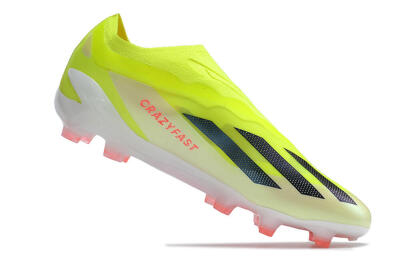 Adidas X Crazyfast+ FG Football Boots - Yellow/Black/Pink