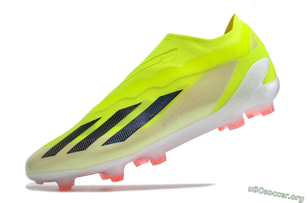 Adidas X Crazyfast+ FG Football Boots - Yellow/Black/Pink 5