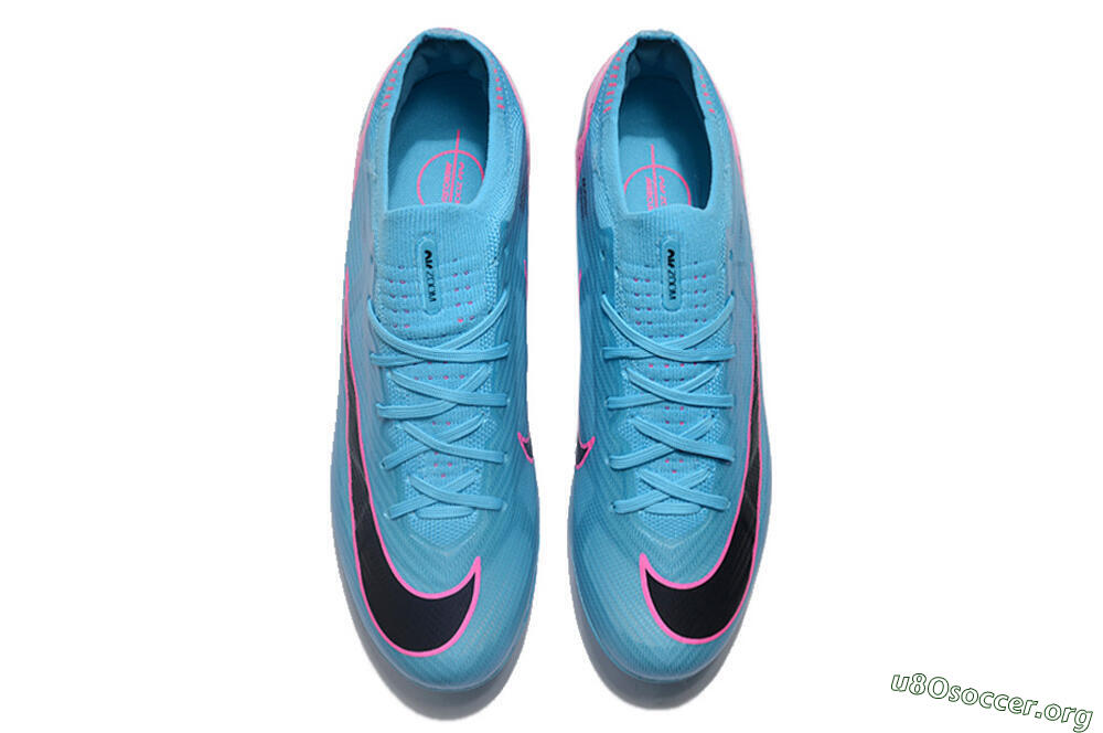 Nike Air Zoom Mercurial Vapor 15 Elite FG Football Boots - Blue/Pink/Black 4