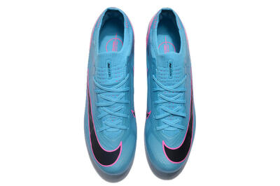 Nike Air Zoom Mercurial Vapor 15 Elite FG Football Boots - Blue/Pink/Black