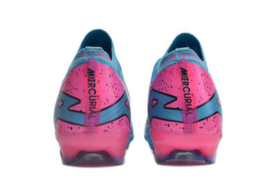 Nike Air Zoom Mercurial Vapor 15 Elite FG Football Boots - Blue/Pink/Black