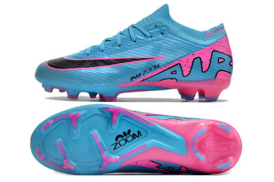 Nike Air Zoom Mercurial Vapor 15 Elite FG Football Boots - Blue/Pink/Black