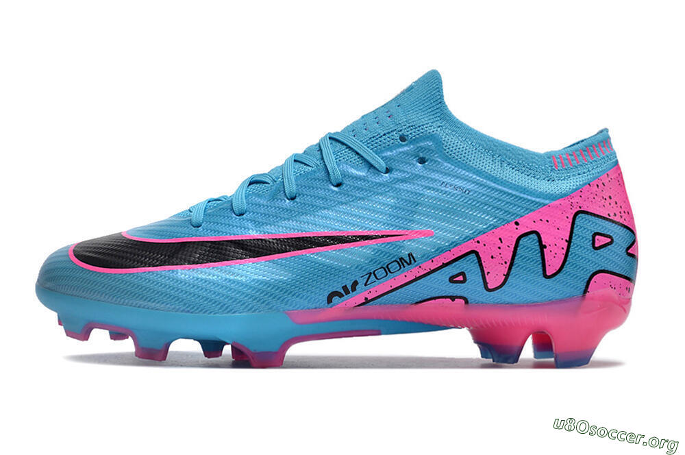 Nike Air Zoom Mercurial Vapor 15 Elite FG Football Boots - Blue/Pink/Black 3