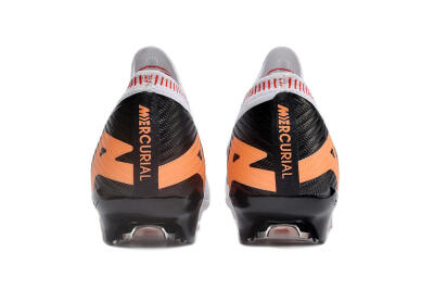Nike Air Zoom Mercurial Vapor 15 Elite FG Football Boots - White/Orange/Black
