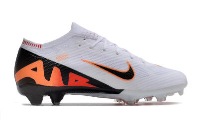 Nike Air Zoom Mercurial Vapor 15 Elite FG Football Boots - White/Orange/Black