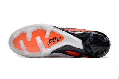 Nike Air Zoom Mercurial Superfly 9 Elite FG Football Boots - White/Orange/Black