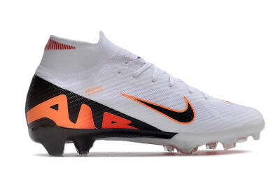 Nike Air Zoom Mercurial Superfly 9 Elite FG Football Boots - White/Orange/Black