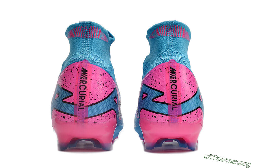 Nike Air Zoom Mercurial Superfly 9 Elite FG Football Boots - Blue/Pink/Black 5