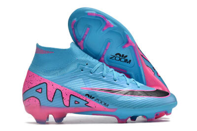 Nike Air Zoom Mercurial Superfly 9 Elite FG Football Boots - Blue/Pink/Black