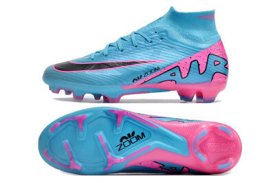 Nike Air Zoom Mercurial Superfly 9 Elite FG Football Boots - Blue/Pink/Black
