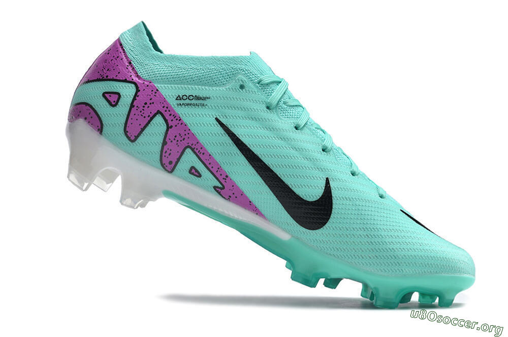 Nike Air Zoom Mercurial Vapor 14 Elite FG Football Boots - Blue/Purple/Black 4