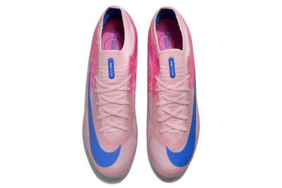 Nike Air Zoom Mercurial Vapor 15 Elite FG Football Boots - Beige/Pink/Blue
