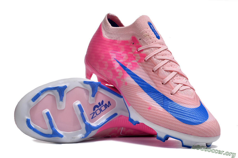 Nike Air Zoom Mercurial Vapor 15 Elite FG Football Boots - Beige/Pink/Blue 0