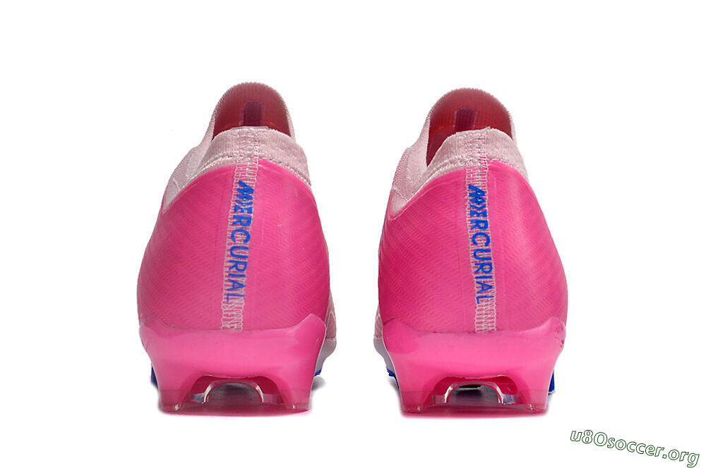 Nike Air Zoom Mercurial Vapor 15 Elite FG Football Boots - Beige/Pink/Blue 6
