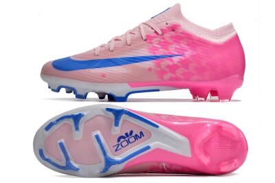 Nike Air Zoom Mercurial Vapor 15 Elite FG Football Boots - Beige/Pink/Blue