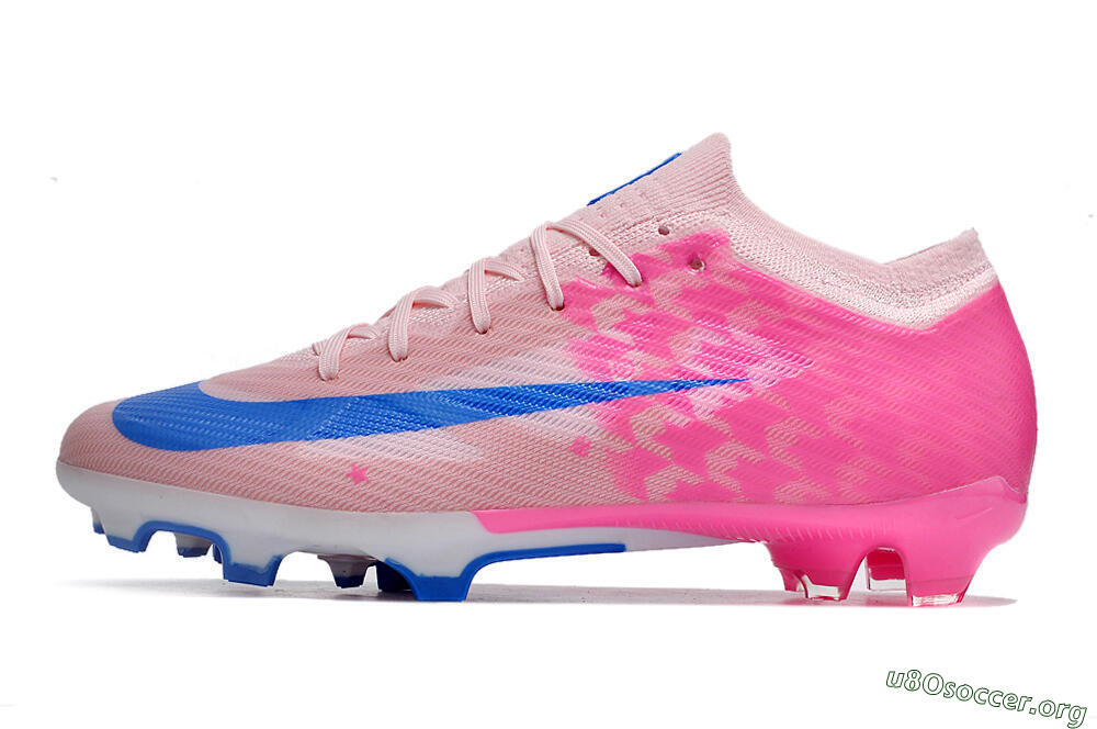 Nike Air Zoom Mercurial Vapor 15 Elite FG Football Boots - Beige/Pink/Blue 3