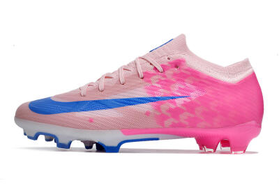 Nike Air Zoom Mercurial Vapor 15 Elite FG Football Boots - Beige/Pink/Blue
