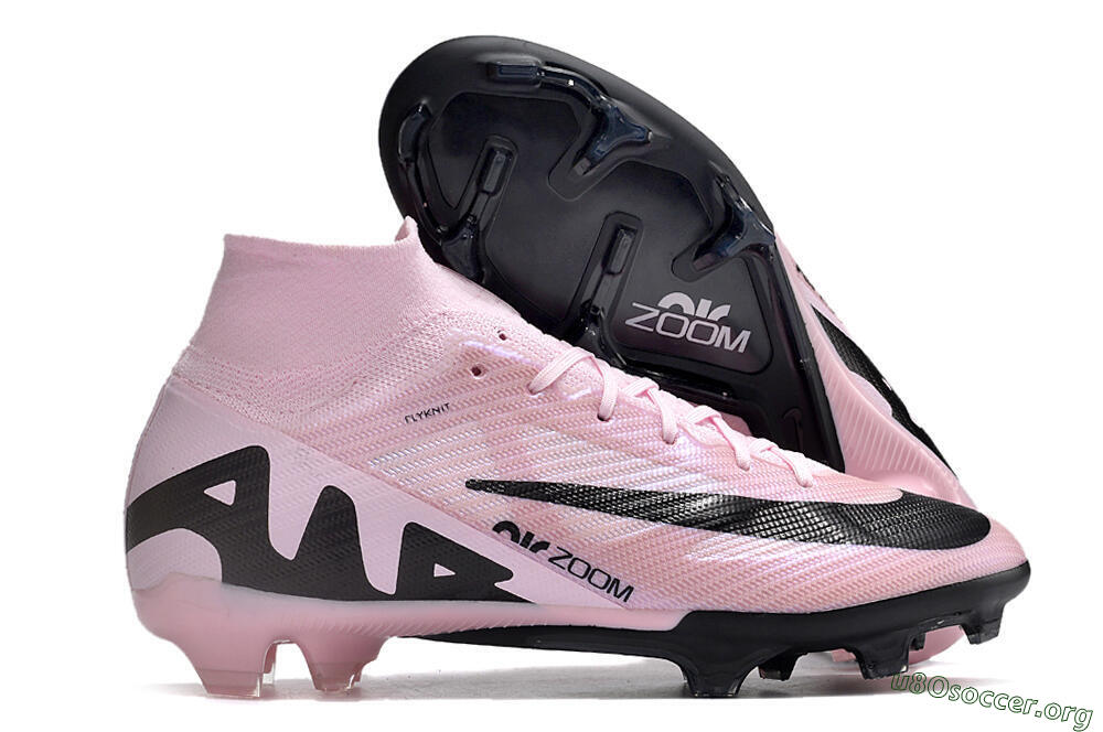 Nike Air Zoom Mercurial Superfly 9 Elite FG Football Boots - Pink/Black 2
