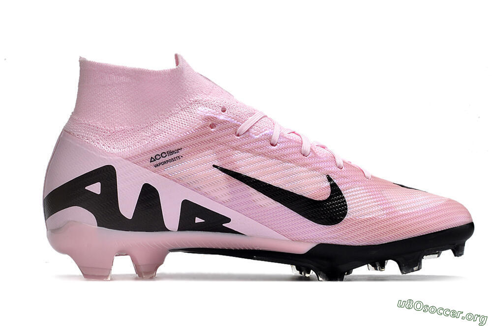 Nike Air Zoom Mercurial Superfly 9 Elite FG Football Boots - Pink/Black 4