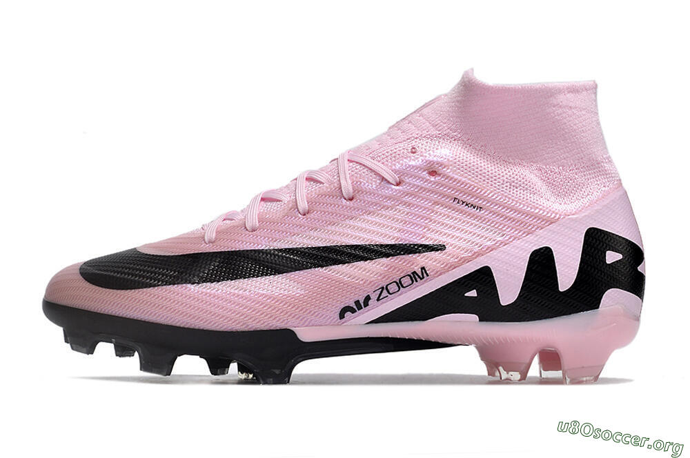 Nike Air Zoom Mercurial Superfly 9 Elite FG Football Boots - Pink/Black 3